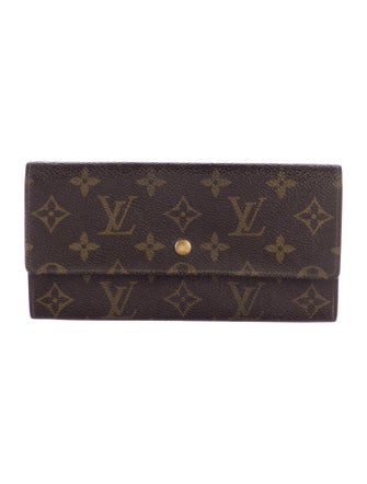 Louis Vuitton 1991 LV Monogram Sarah Wallet