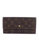 Louis Vuitton 1991 LV Monogram Sarah Wallet