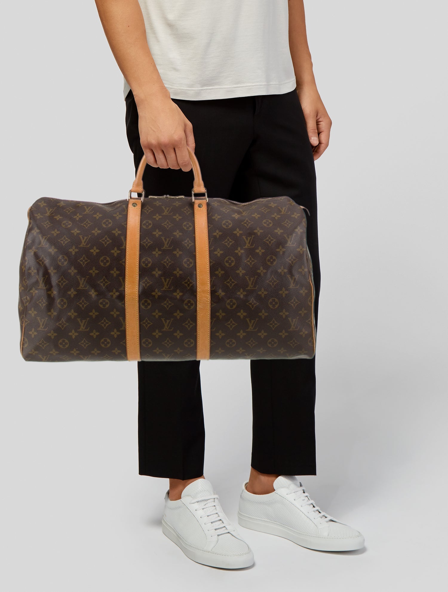 Louis Vuitton LV Monogram Keepall 55 Vintage