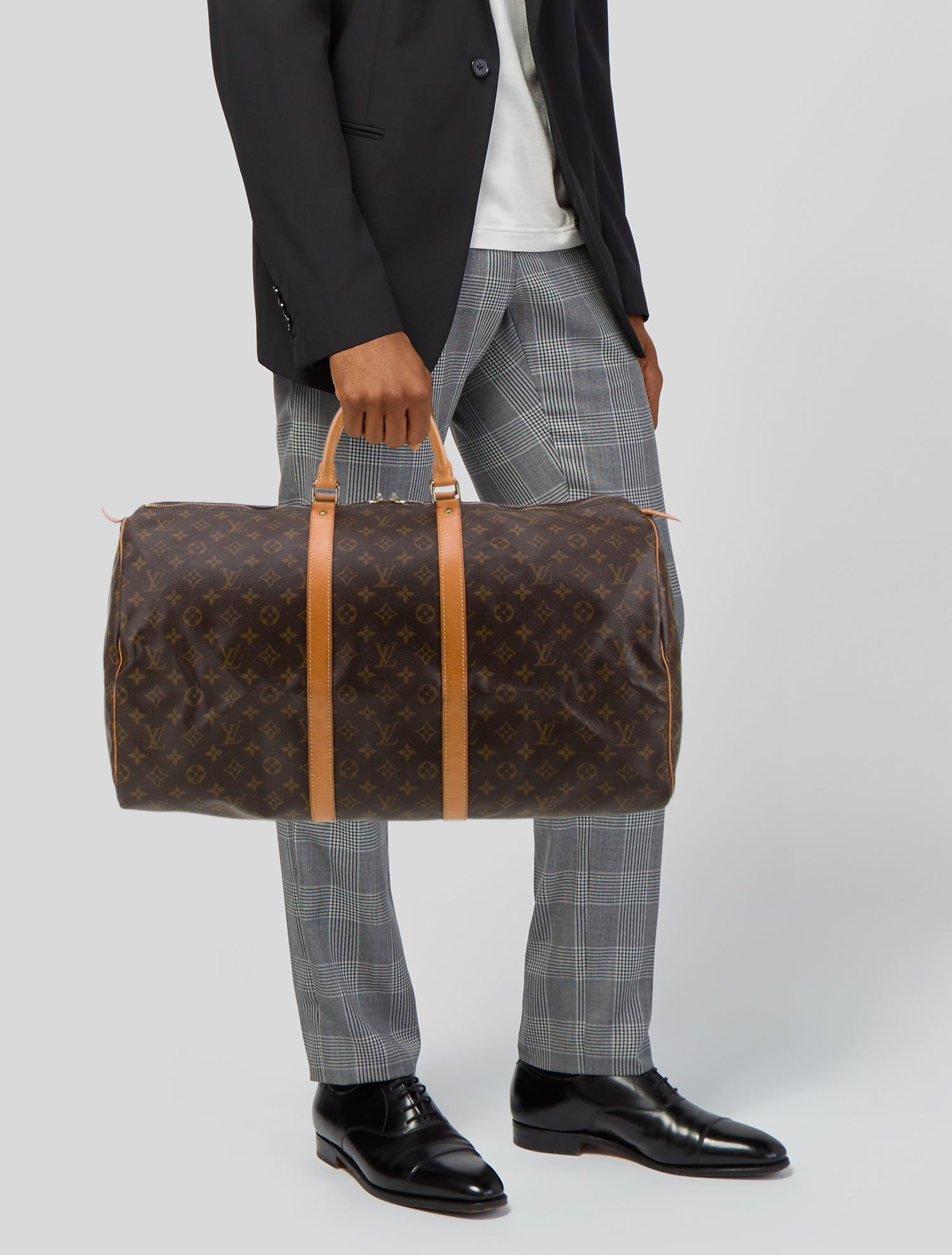 Louis Vuitton LV Monogram Keepall 55 Vintage