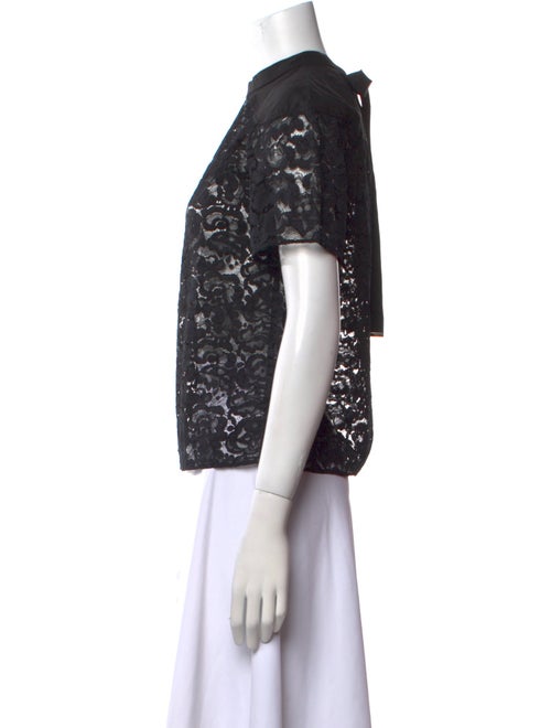 Louis Vuitton Lace Lace Pattern Blouse
