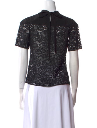 Louis Vuitton Lace Lace Pattern Blouse