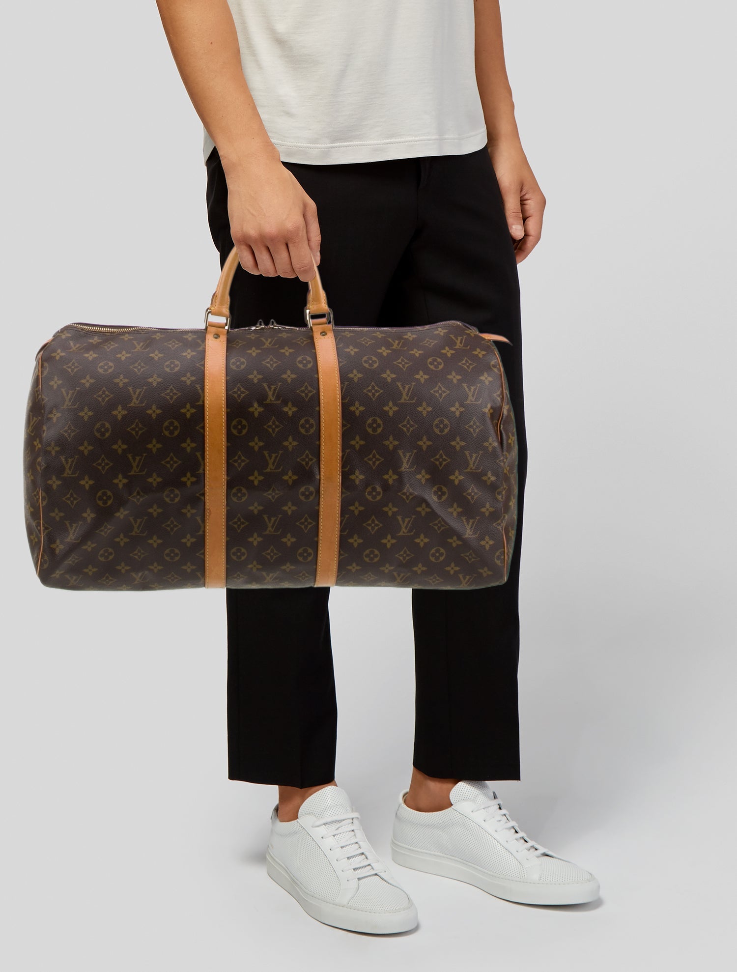 Louis Vuitton LV Monogram Keepall 55 Vintage