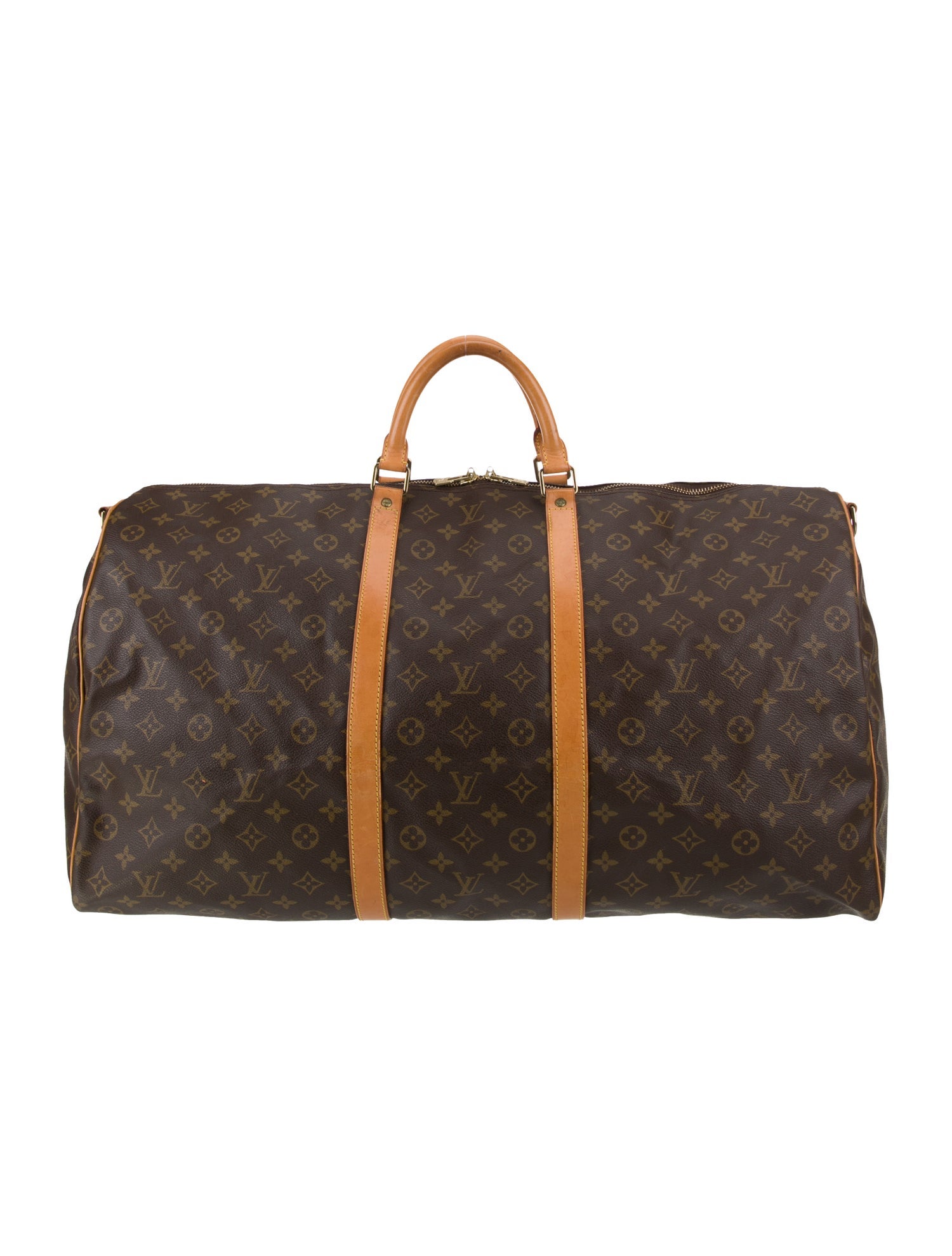 Louis Vuitton LV Monogram Keepall Bandouliere 60 Vintage