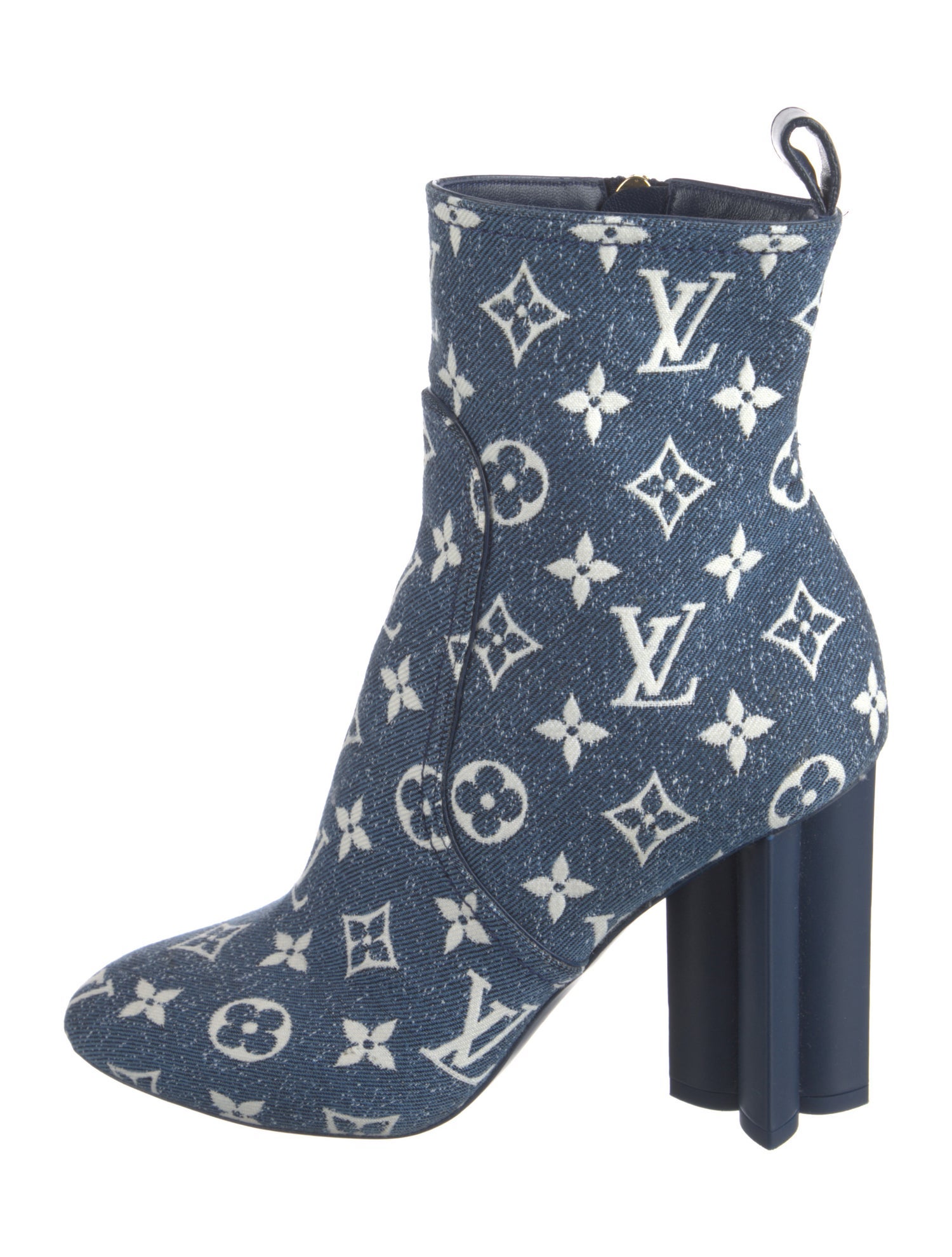 Louis Vuitton LV Monogram Denim Boots