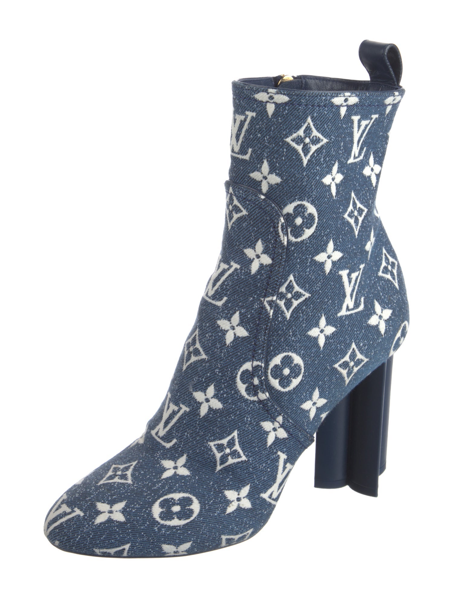 Louis Vuitton LV Monogram Denim Boots