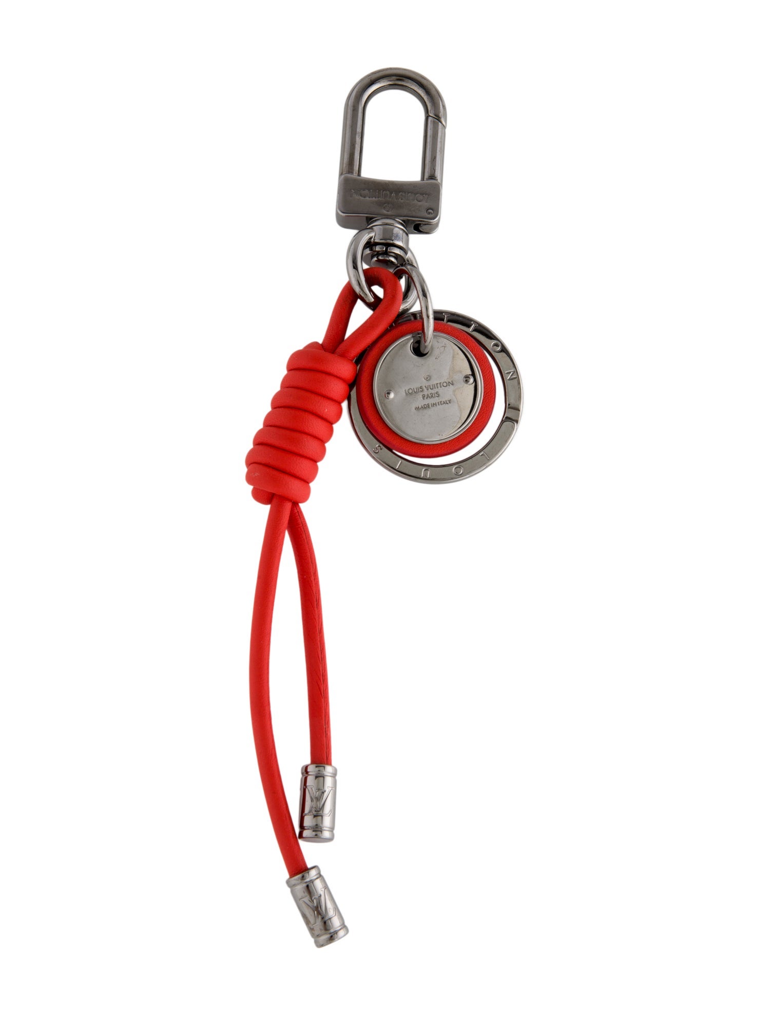 Louis Vuitton Leather Rope Bag Charm & Key Holder