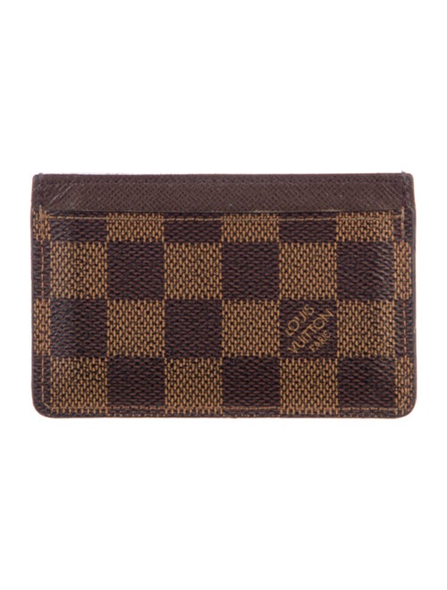 Louis Vuitton 2016 Damier Ebene Pattern Card Case