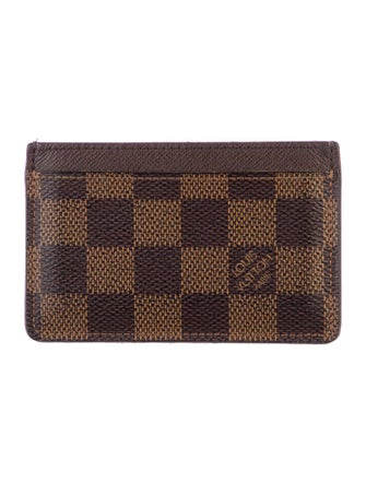 Louis Vuitton 2016 Damier Ebene Pattern Card Case