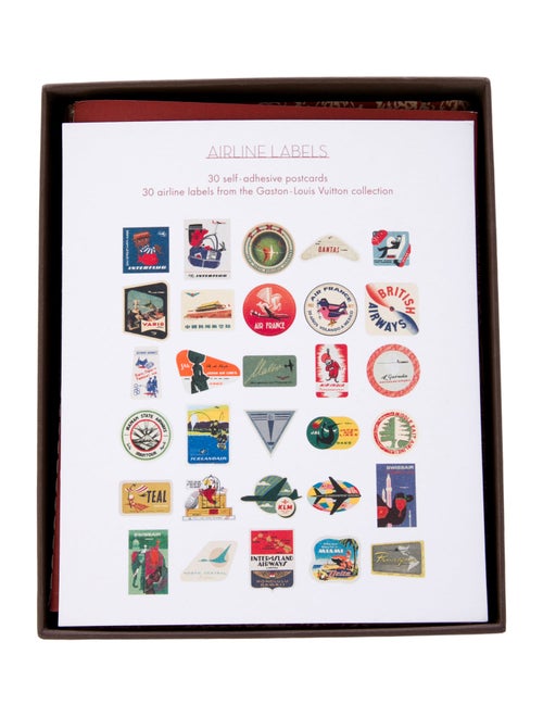 Louis Vuitton 30-Piece The Art of Travel Through Airline Labels Set