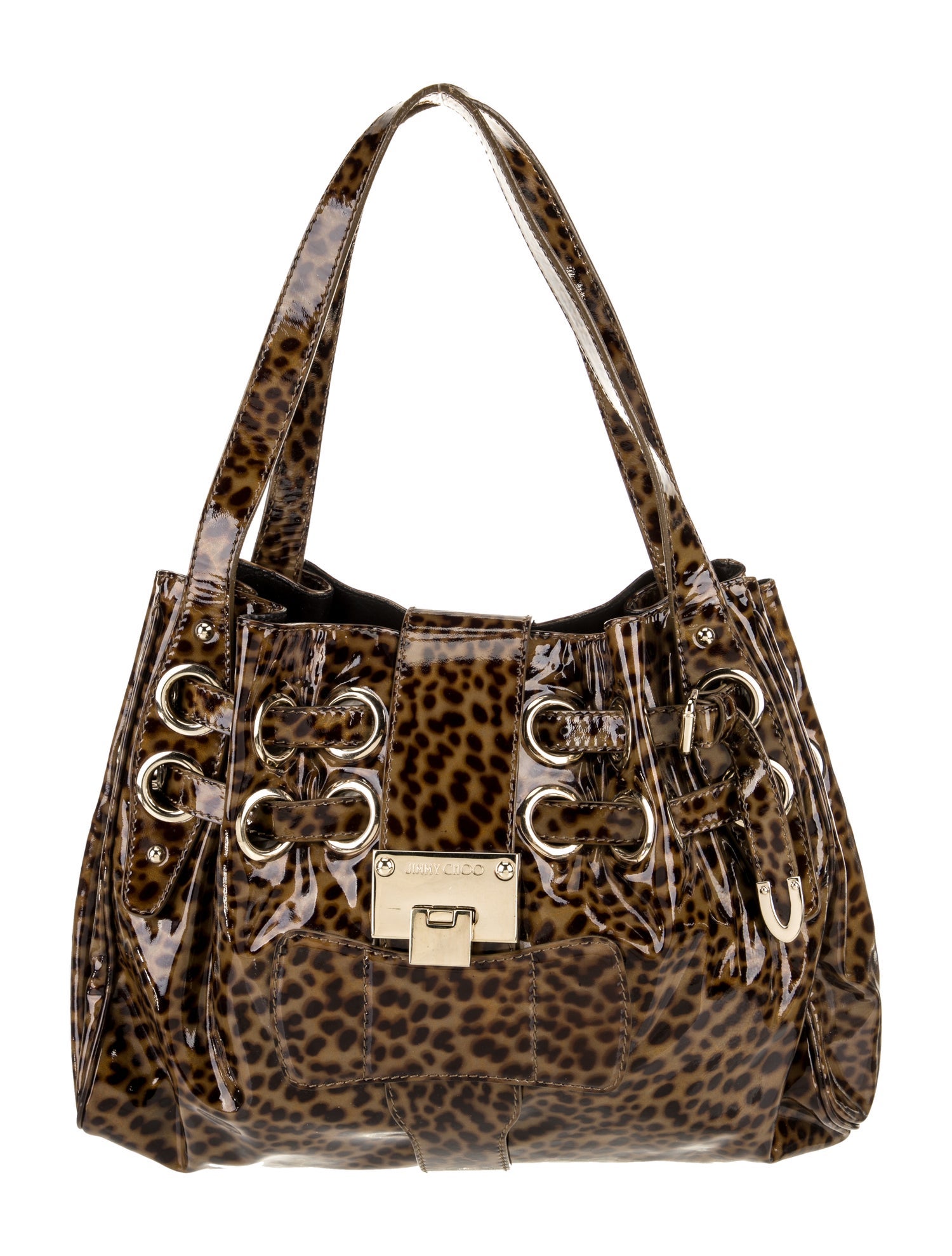 Jimmy Choo Patent Leather Shoulder Bag