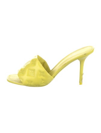 Louis Vuitton LV Monogram Leather Slides