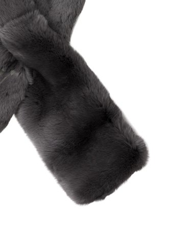 Louis Vuitton Fur Monogram Pattern Stole