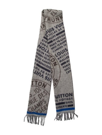 Louis Vuitton Wool Printed Scarf