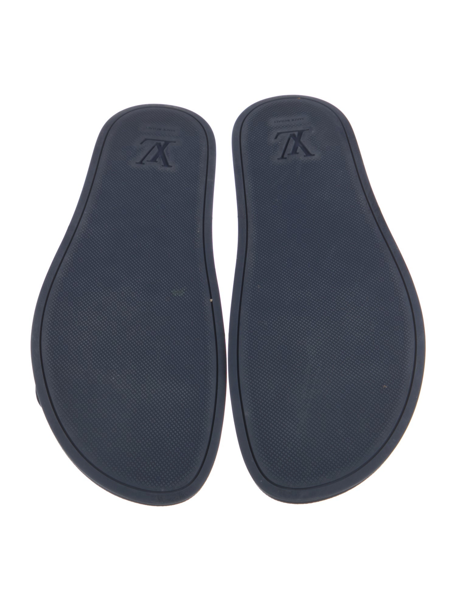 Louis Vuitton LV Monogram Rubber Slides
