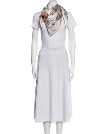 Louis Vuitton Up And Away Square 90 Silk Scarf