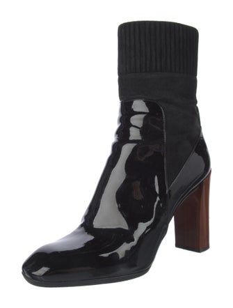Louis Vuitton LV Monogram Patent Leather Sock Boots