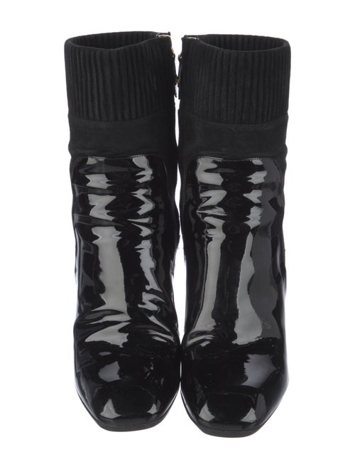 Louis Vuitton LV Monogram Patent Leather Sock Boots