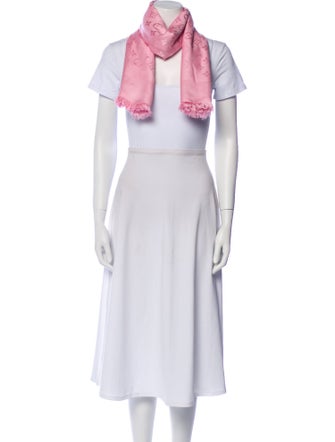 Louis Vuitton Wool LV Monogram Scarf