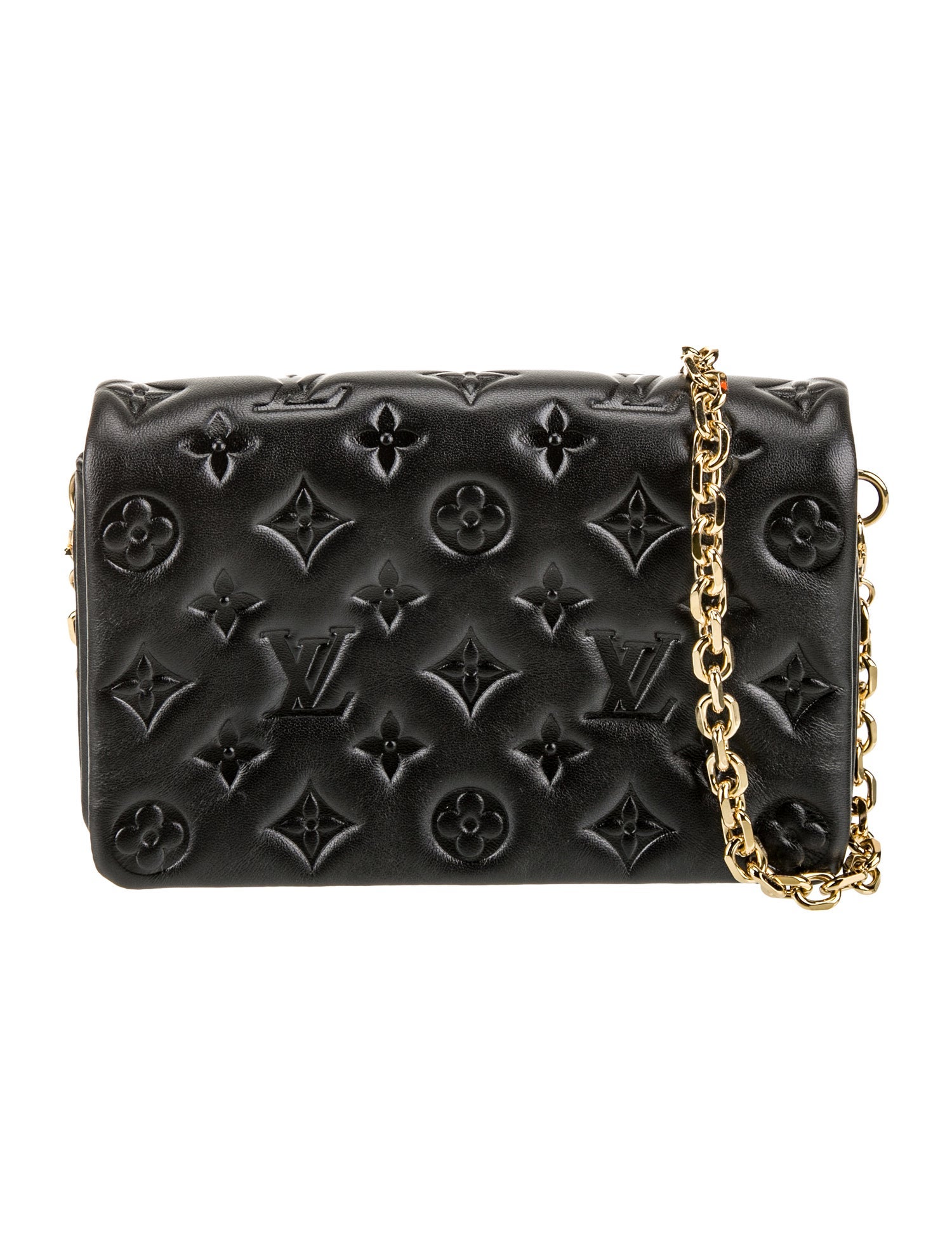 Louis Vuitton Leather Pochette Coussin