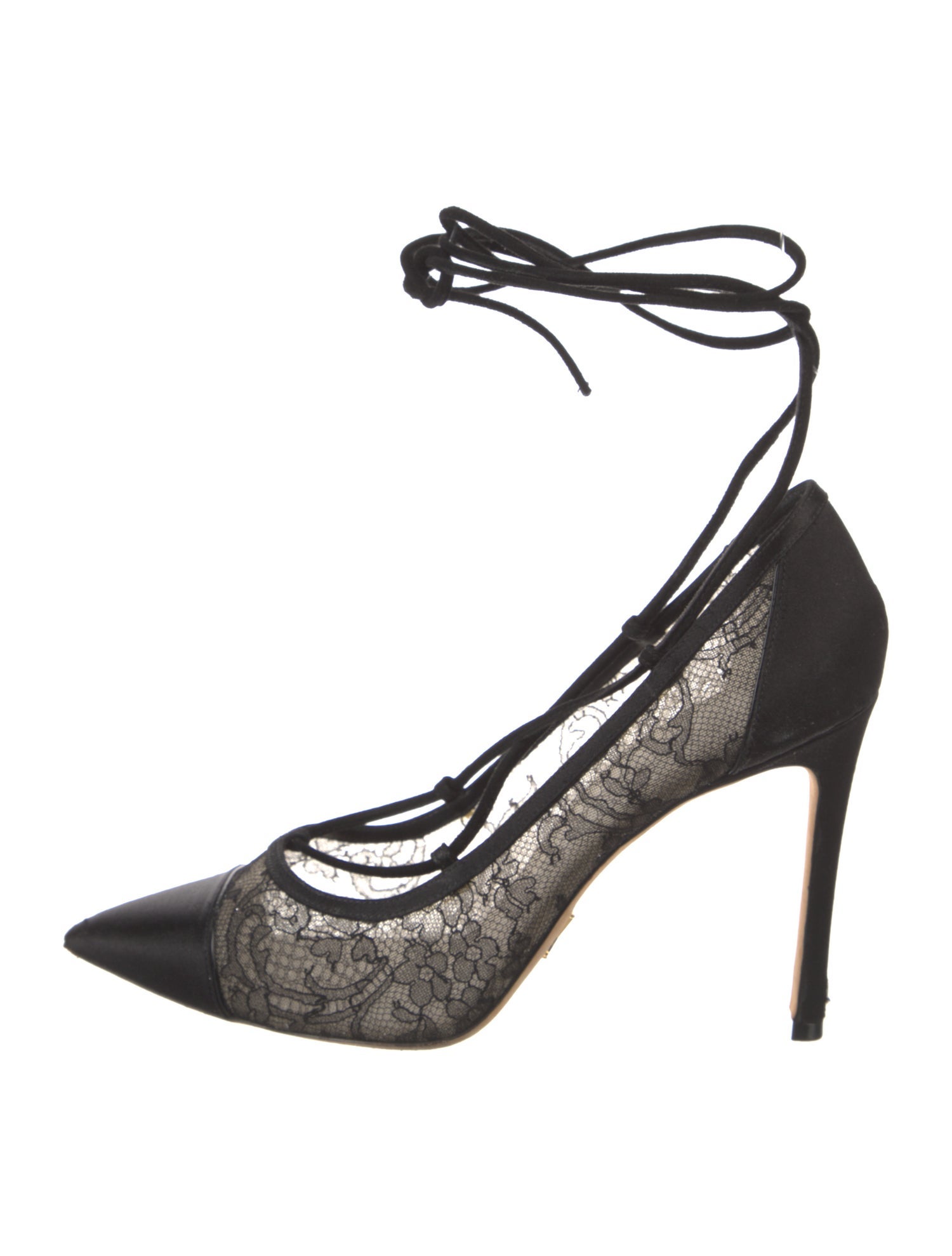 Louis Vuitton Satin Crystal Embellishments Pumps