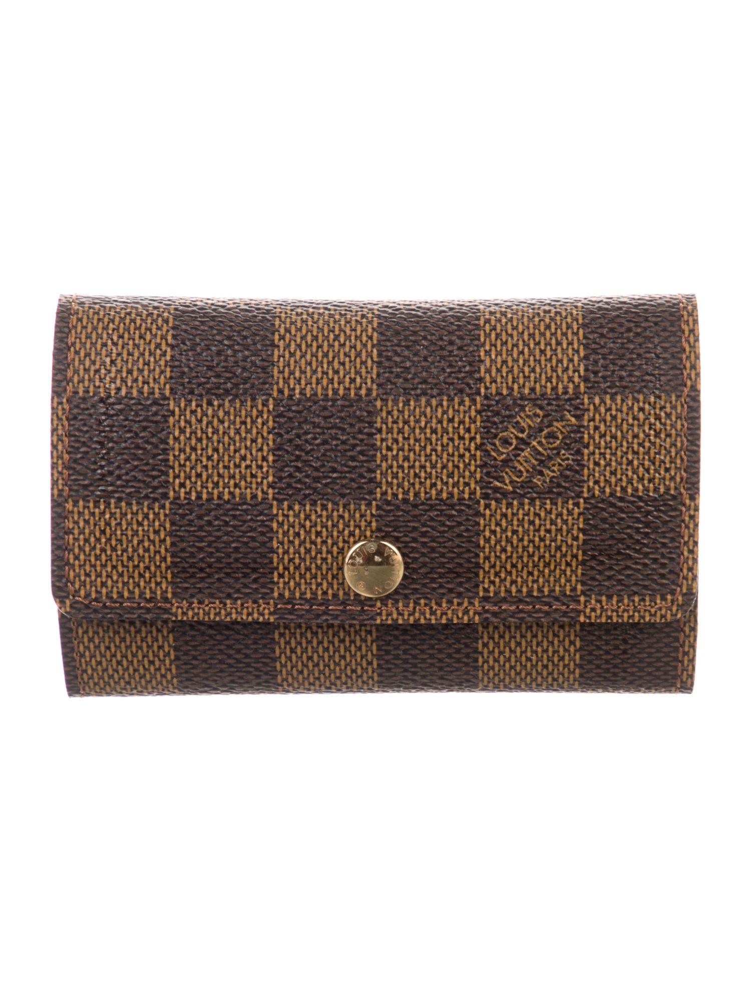 Louis Vuitton Damier Ebene Pattern Key Holder