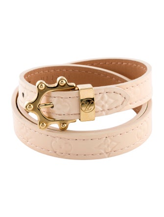 Louis Vuitton Monogram Vernis Triple Tour Wrap Bracelet