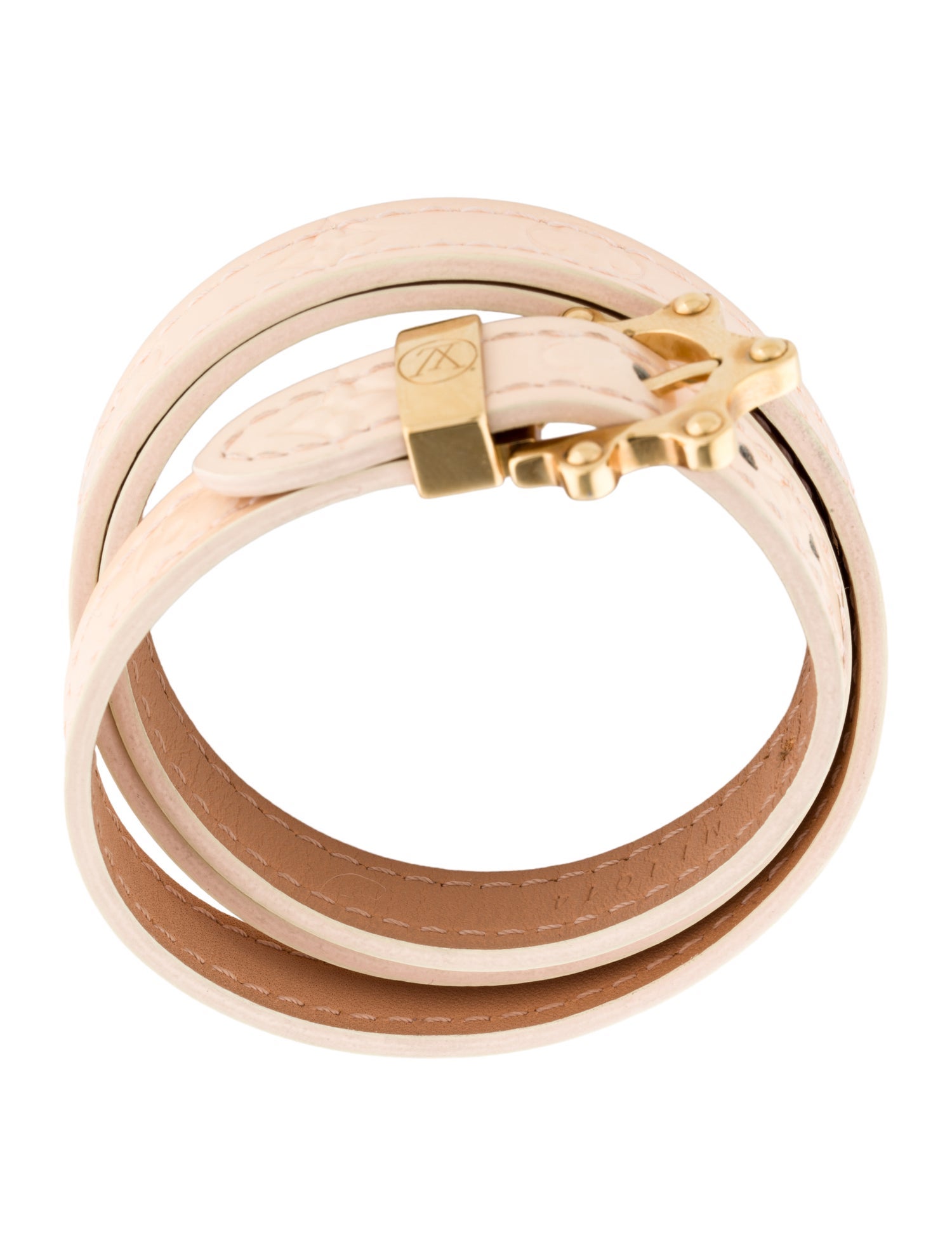 Louis Vuitton Monogram Vernis Triple Tour Wrap Bracelet