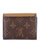 Louis Vuitton LV Monogram Coated Canvas Zoé Wallet