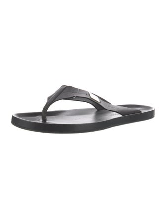 Louis Vuitton Leather Flip Flops