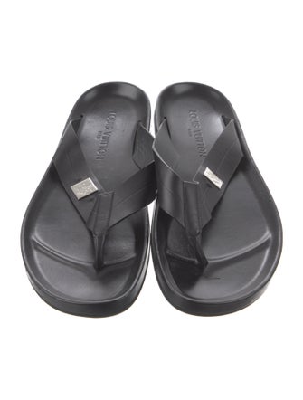 Louis Vuitton Leather Flip Flops