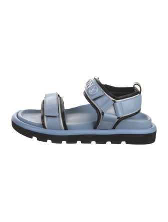 Louis Vuitton LV Monogram Leather Slingback Sandals