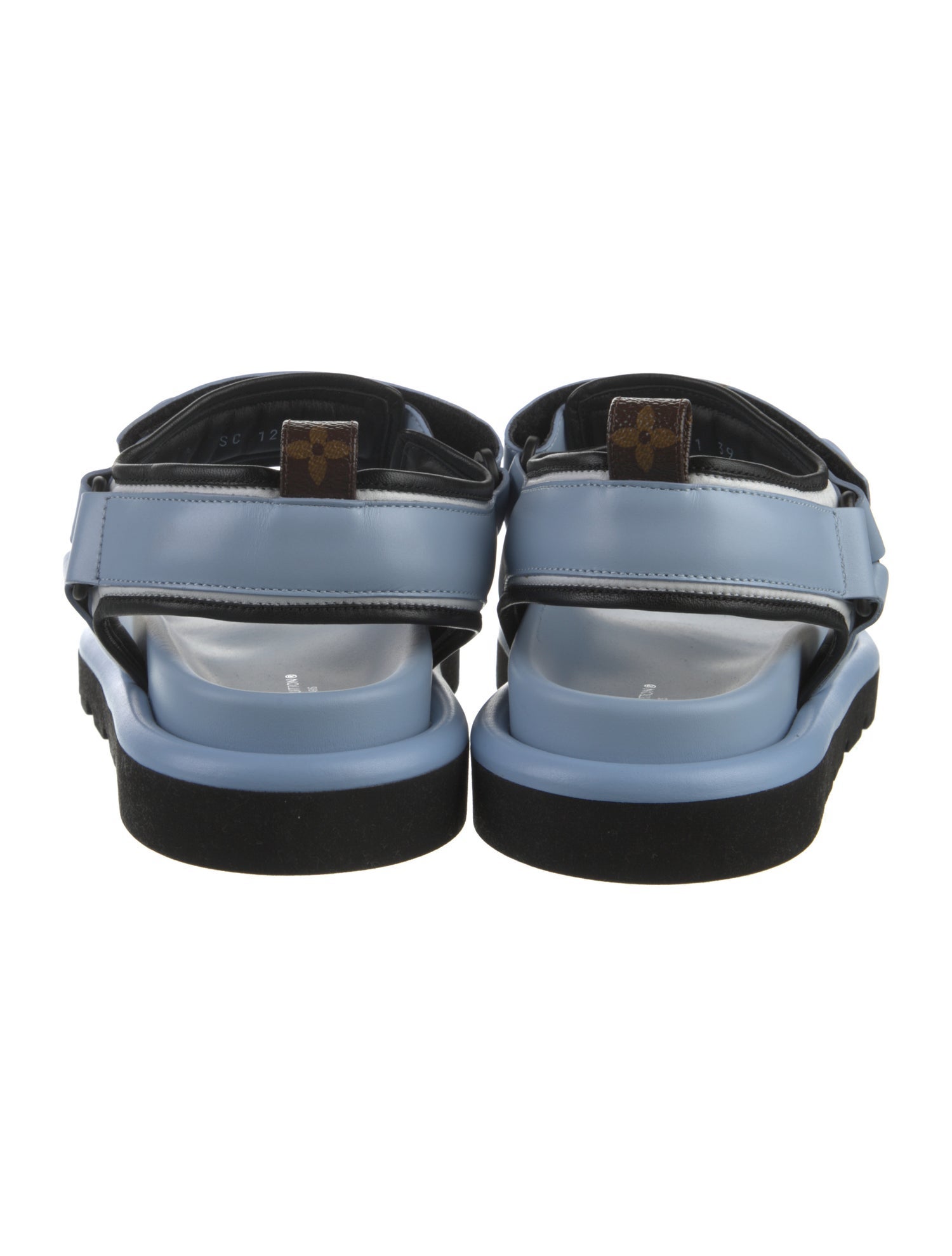 Louis Vuitton LV Monogram Leather Slingback Sandals