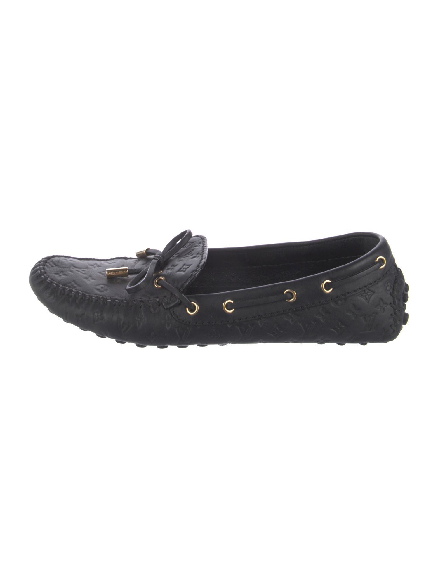 Louis Vuitton Monogram Pattern Leather Loafers