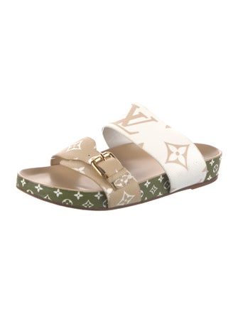 Louis Vuitton 2019 Monogram Pattern Slides