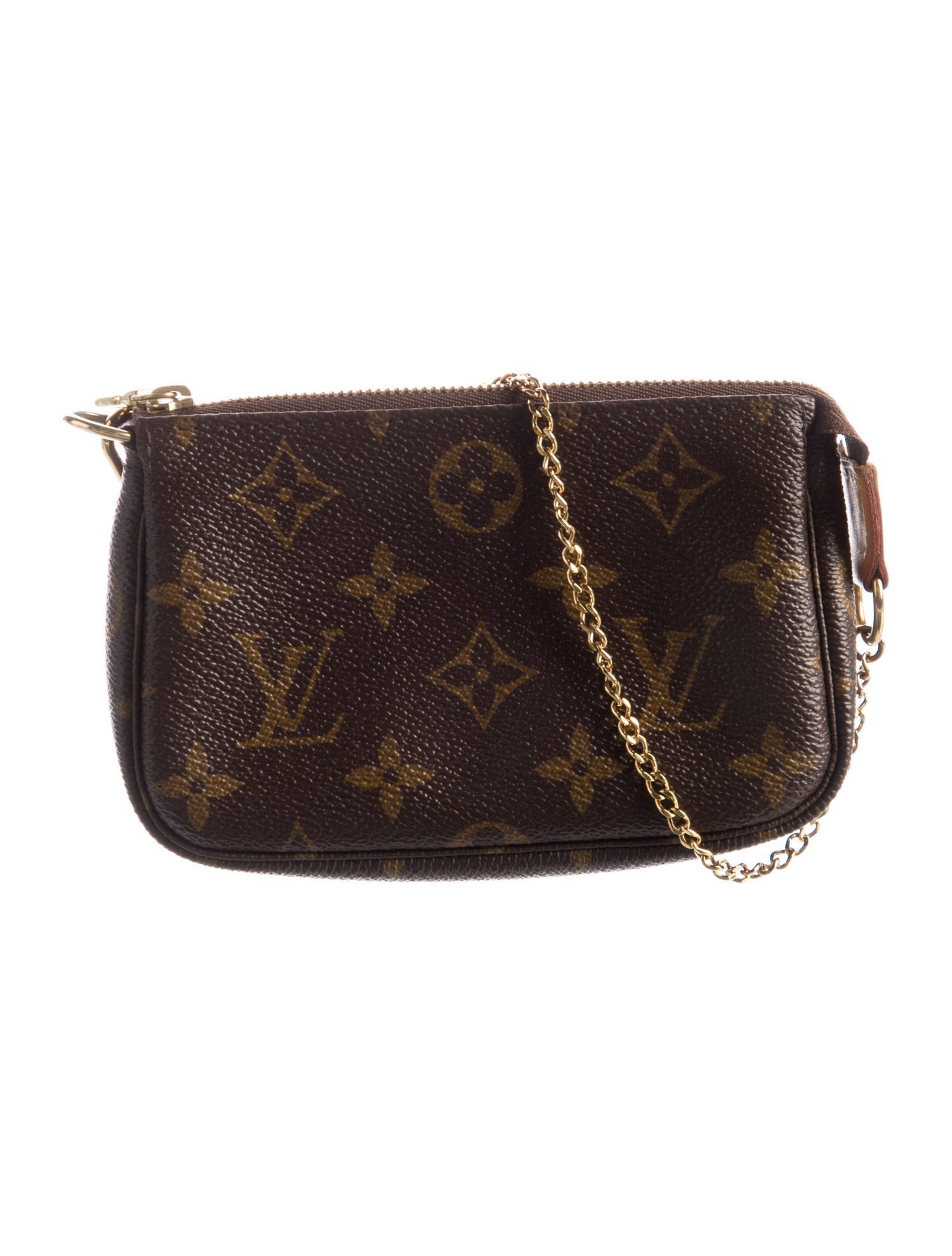 Louis Vuitton LV Monogram Preloved Monogram Mini Pochette Accessoires - Brown Handbags Mini
