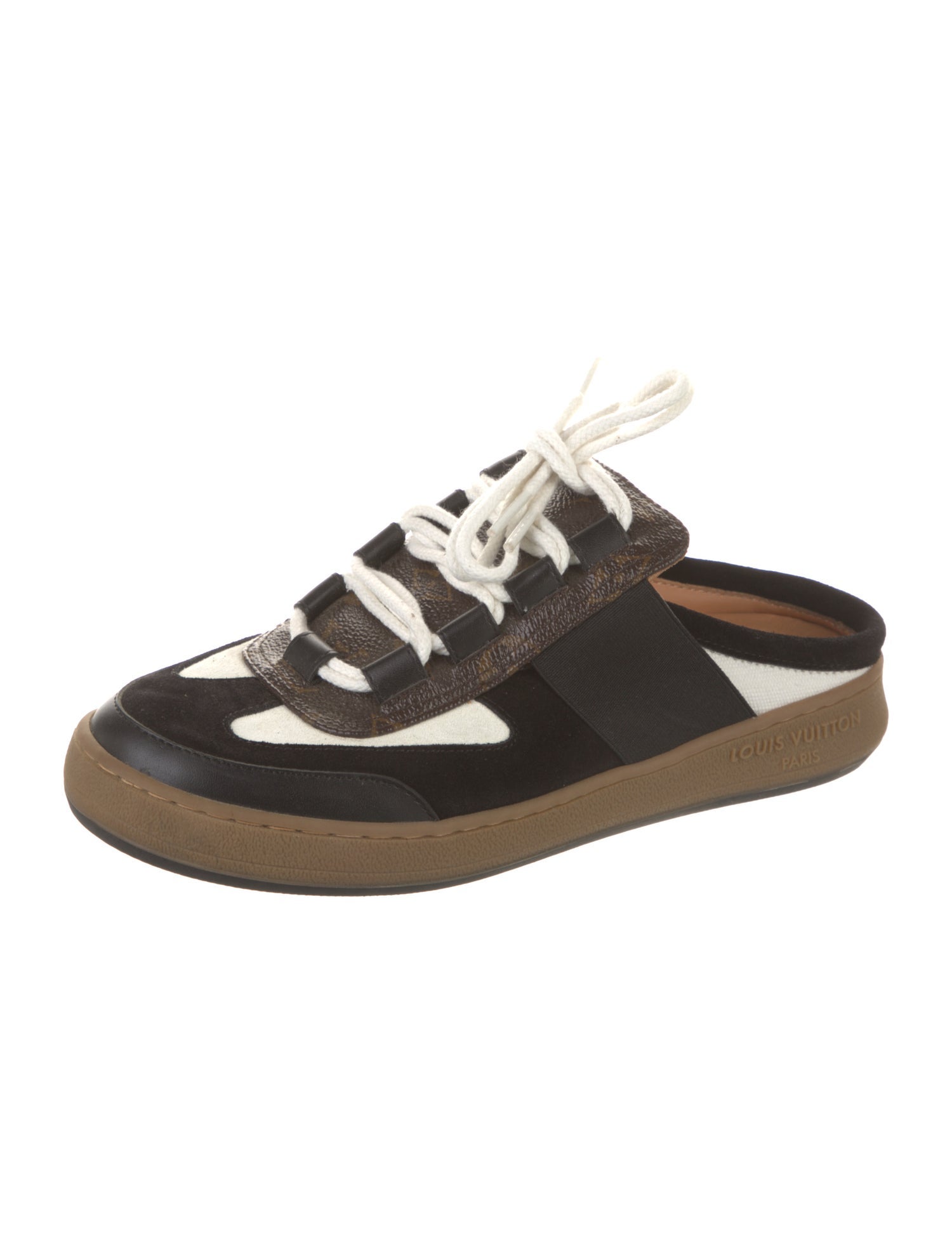 Louis Vuitton LV Monogram Suede Sneakers