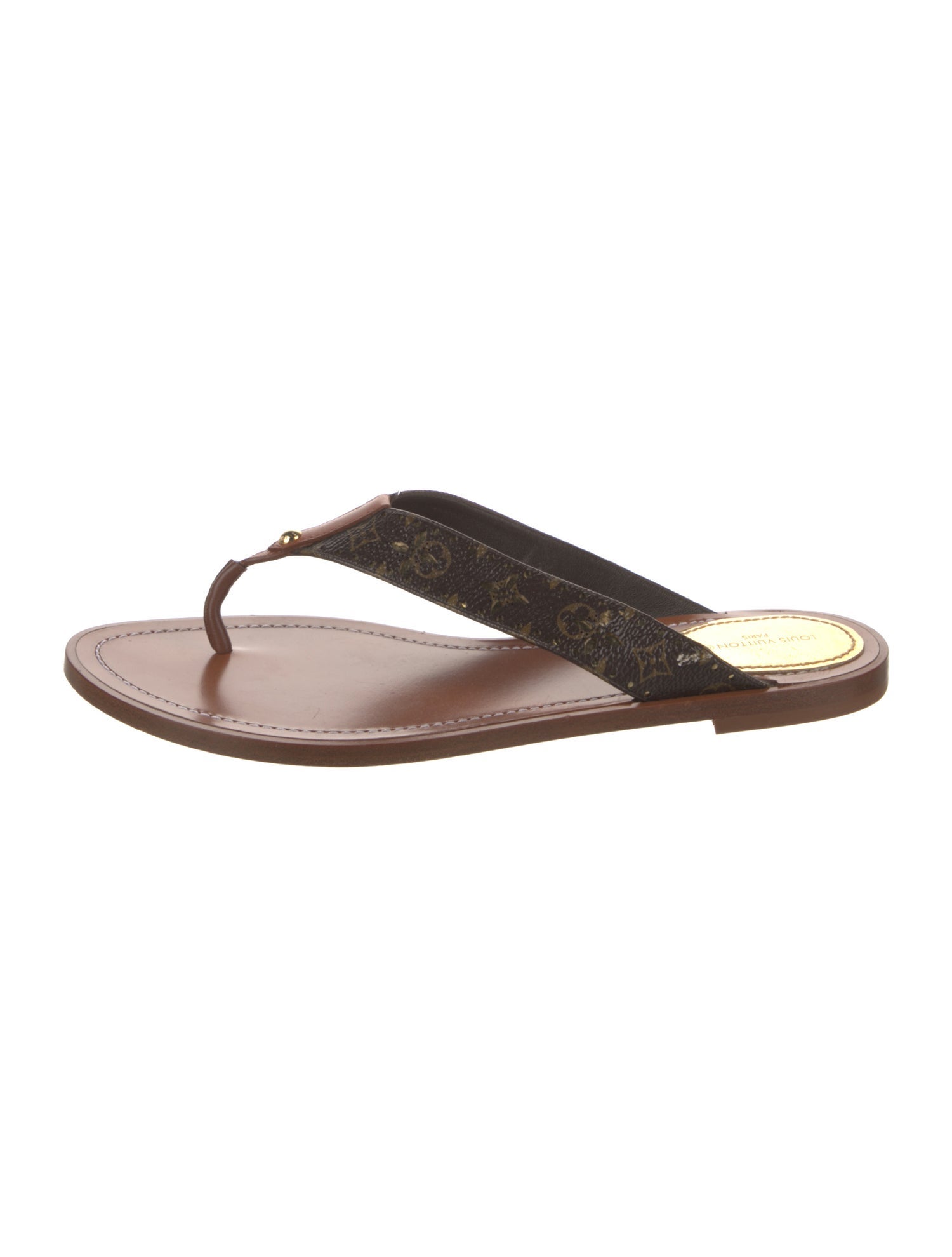 Louis Vuitton LV Monogram Lasercut Accents Slides