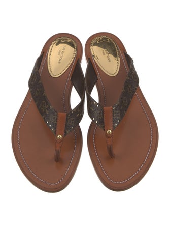 Louis Vuitton LV Monogram Lasercut Accents Slides