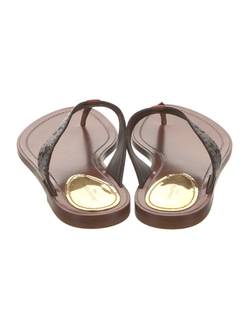 Louis Vuitton LV Monogram Lasercut Accents Slides