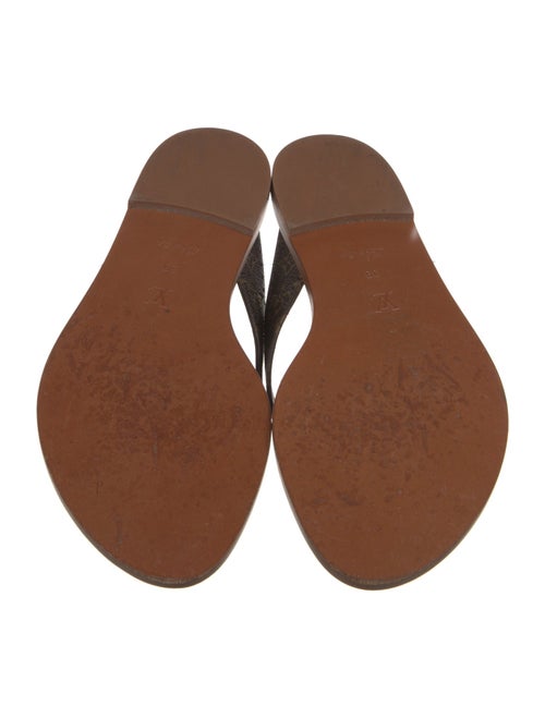 Louis Vuitton LV Monogram Lasercut Accents Slides