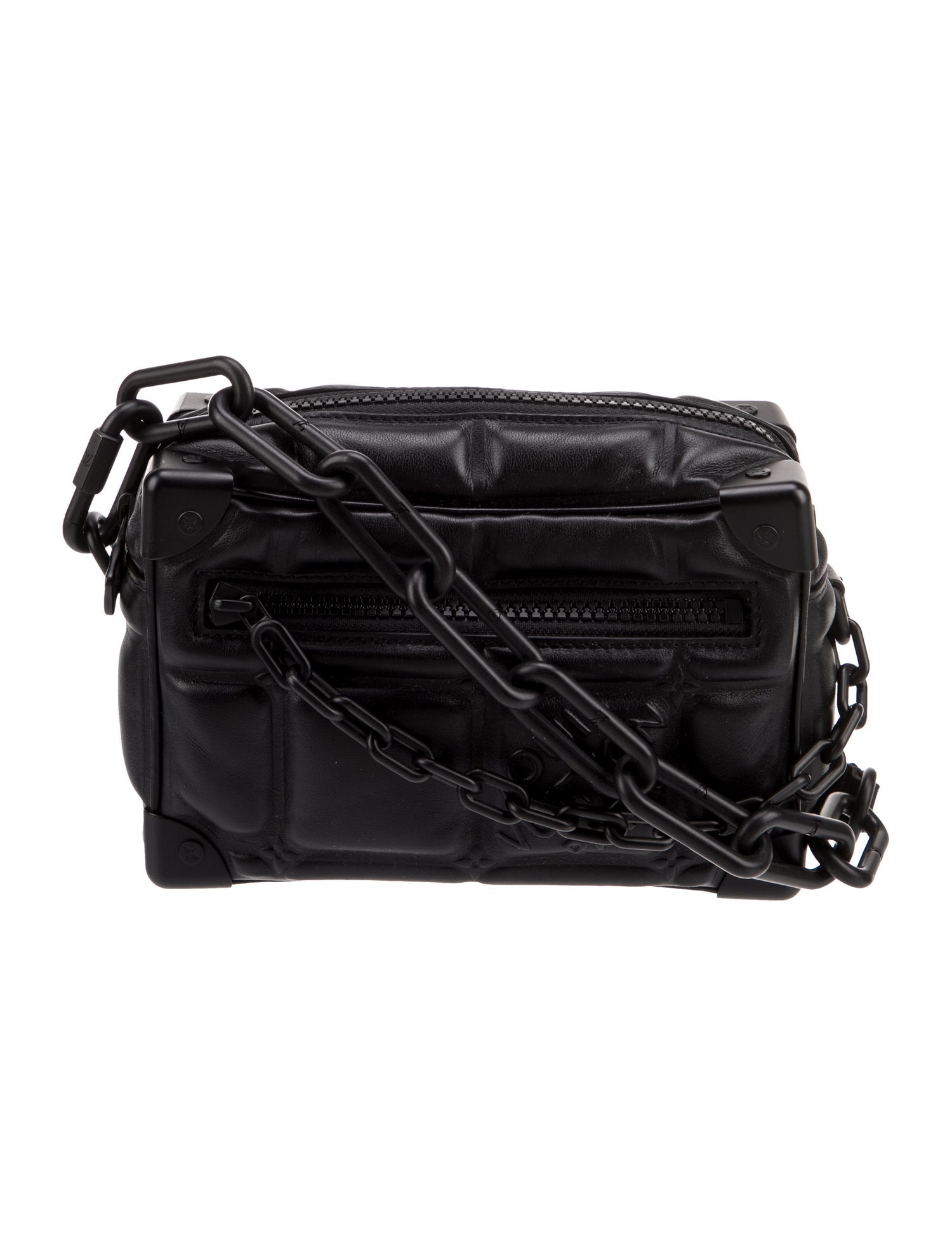 Louis Vuitton Leather Puffy Damier Soft Trunk Mini 2022