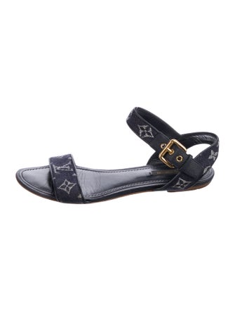 Louis Vuitton LV Monogram Denim Sandals