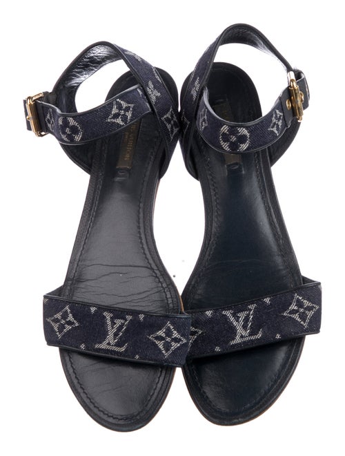 Louis Vuitton LV Monogram Denim Sandals