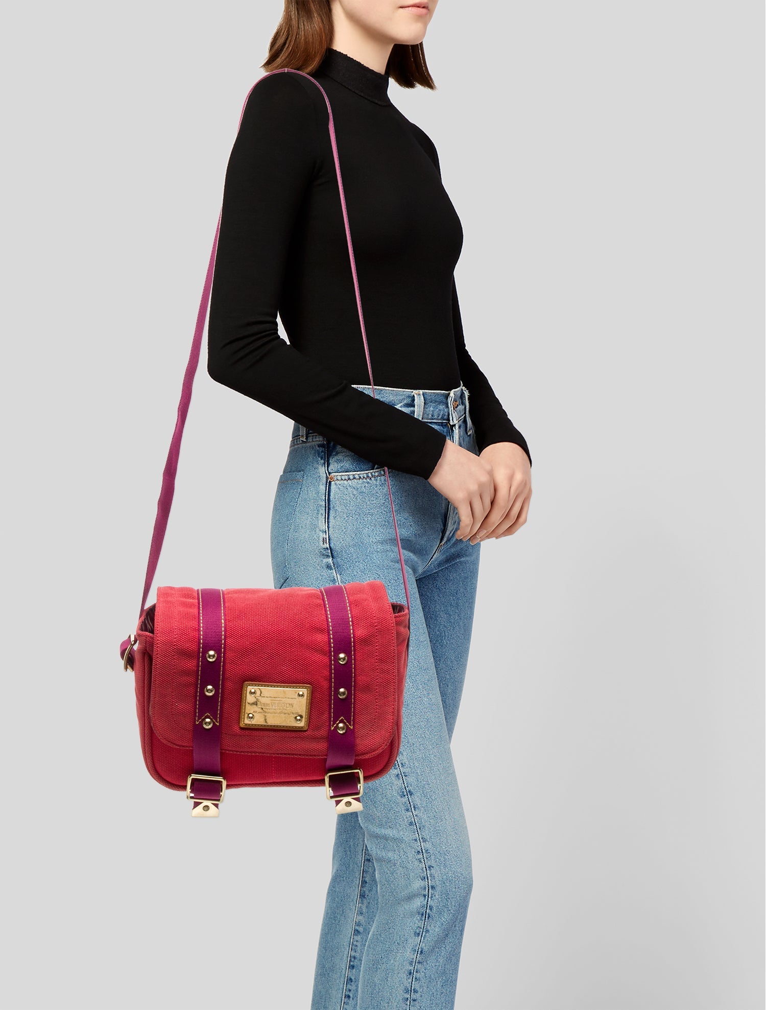 Louis Vuitton Canvas Antigua Besace PM Vintage