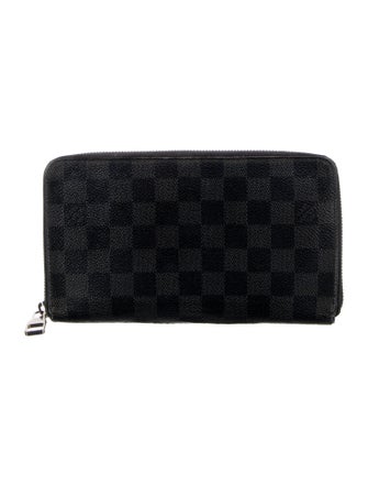 Louis Vuitton 2011 Damier Graphite Pattern Zippy Organizer Wallet