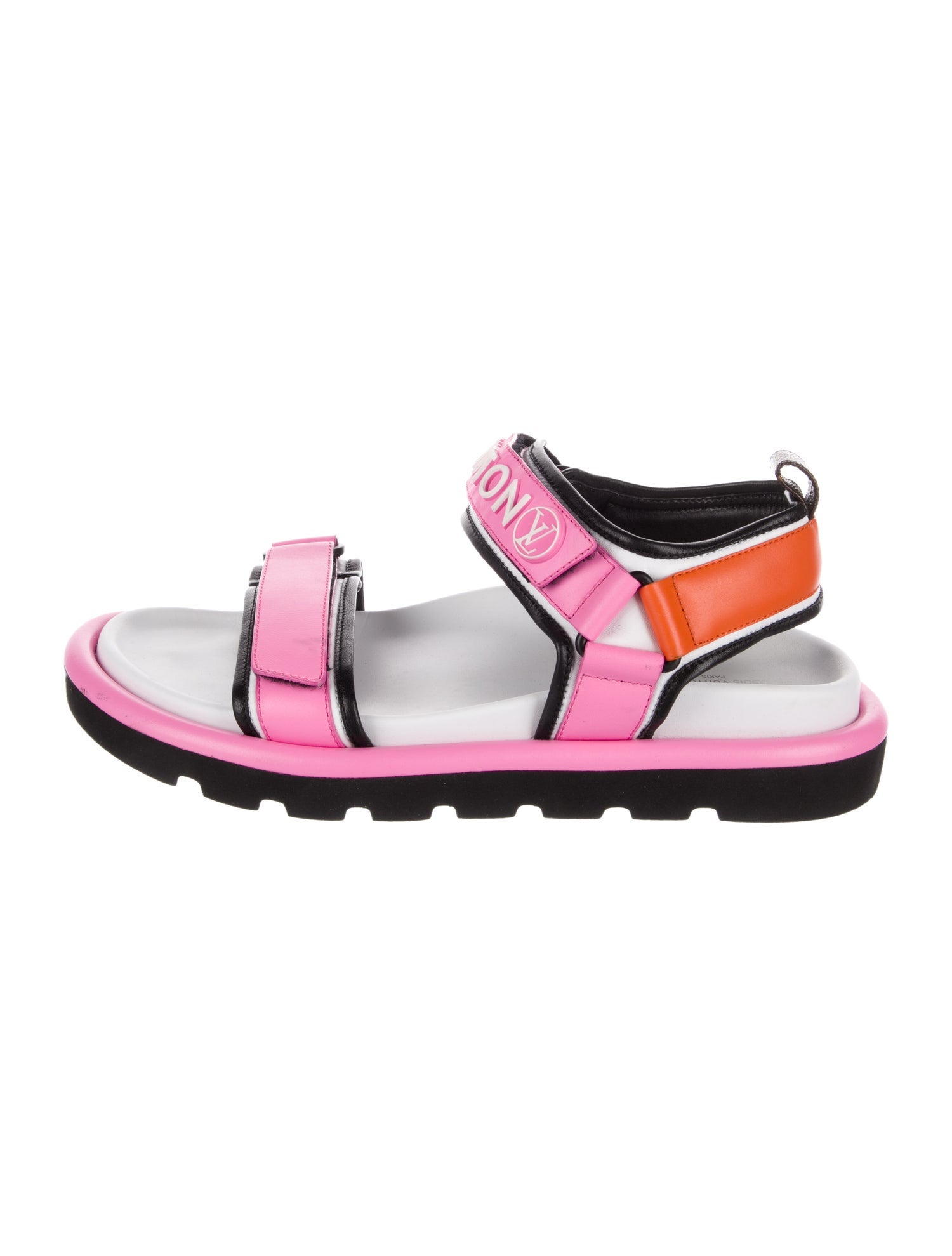 Louis Vuitton LV Monogram Leather Slingback Sandals