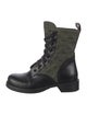 Louis Vuitton LV Monogram Leather Combat Boots