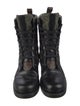 Louis Vuitton LV Monogram Leather Combat Boots