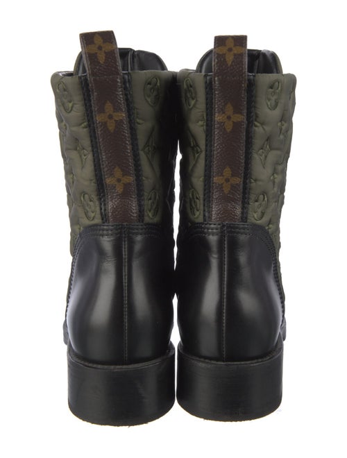 Louis Vuitton LV Monogram Leather Combat Boots